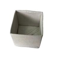 Lot de 3 bacs de rangement pliables peu encombrants en PE imperméable et polycoton, organisateurs de placard pour chaussettes, lingerie, papeterie et jouets