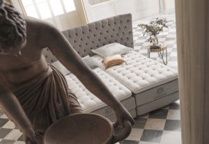 Cama articulada Premium personalizable de gran venta, cama de hotel de lujo magnífica con material de tela de estilo de diseño europeo - Product Image 2