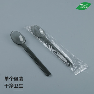 Disposable <b>Knife</b> <b>Fork</b> <b>Spoon</b> <b>Set</b> Grey Plastic Cutlery For Camping Takeaway Use 1000 Pieces - Product Image 5