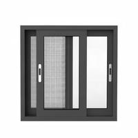 Ventanas Corredizas de Aluminio con Doble Vidrio Resistentes a Huracanes para Casas, Cocina, Dormitorio, Sala de Estar