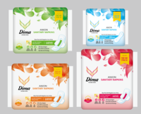 Serviettes hygiéniques en coton pour femmes, serviettes pour peaux sensibles, bon marché, vente en gros