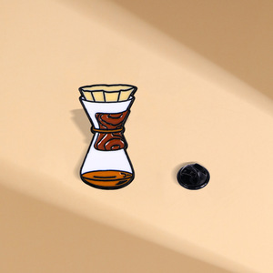 Bán Buôn Cổ Phiếu Tùy Chỉnh Cà Phê Trâm Cà Phê Men Ve Áo <span class=keywords><strong>Pin</strong></span> Cho Barista Và Cà Phê Người Yêu Món Quà - Product Image 6