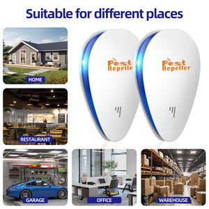 Répulsif antiparasitaire électronique à <span class=keywords><strong>ultrasons</strong></span> Rejecteur de moustiques <span class=keywords><strong>Anti</strong></span>-souris Rat Répulsif à souris Lutte antiparasitaire - Product Image 2