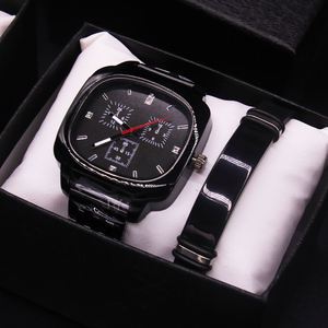 Men's Watch Business Gift Set Wholesale Wristwatch Alloy Stainless Steel Bracelet Promotion Giveaways Trending Products Gifts - Product Image 2