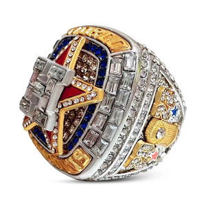 Anillo de Campeón de la Serie Mundial <span class=keywords><strong>2022</strong></span> de los Astros de Houston con Zirconia Cúbica y Logotipo 'H' - Joyería Coleccionable para Fanáticos del Béisbol de la MLB - Product Image 2