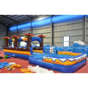 Toboggan <span class=keywords><strong>gonflable</strong></span> commercial en PVC et toboggan intérieur pour piscines pour la maison, les pensionnats et les centres commerciaux - Product Image 5
