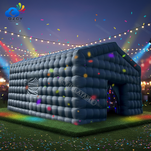 Tente <span class=keywords><strong>de</strong></span> fête gonflable en forme <span class=keywords><strong>de</strong></span> cube pour événements, en PVC commercial, avec éclairage LED, imperméable, pour discothèque mobile, utilisable en toutes saisons - Product Image 1
