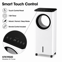 Ventilateur intelligent sans pales à moteur DC sans balais 12 vitesses, minuterie 7,5H, pour un refroidissement électrique optimal en été – Meilleur prix, design moderne et éolien naturel
