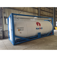 17/18/19 CBM réservoir chimique conteneur acide chlorhydrique muriatique récipient de stockage 20ft ISO réservoir conteneur avec doublure en PE