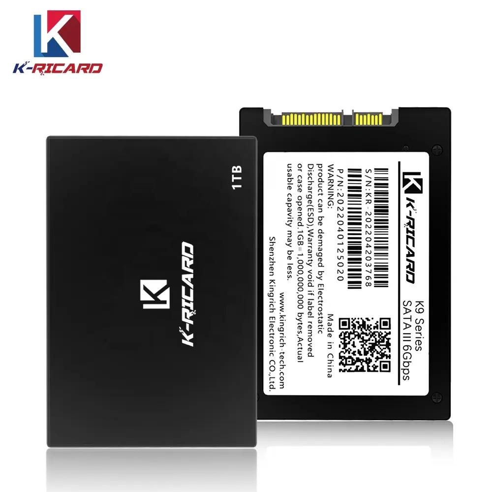 K-ricard fabrik direkt niedrigster preis interne festplatte 2,5 ssd festplatte 128gb 256gb 512gb 2,5 ssd festplatte