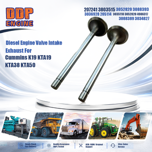 Válvula de admisión y escape para motor diésel Cummins K19 KTA19 KTA38 KTA50 4986317 3088389 3034827 - Product Image 2