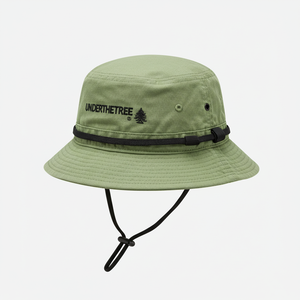 Sombrero de pescador de algodón de diseñador con parche bordado, sombrero de pescador con hilo de ala ancha, sombrero de cubo de playa al aire libre de moda Unisex - Product Image 3