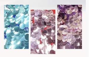 Bán Buôn 9 + 18Mm Lớn Có Thể Đảo Ngược Sequin Vải Cá Quy Mô Sequin Thêu Cho Một Phần Ăn Mặc - Product Image 6