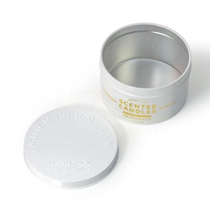 Customized Color Metal Jars for Candles 8oz Screw Cap Aluminum Tin <b>Containers</b> with Lids for Craft Wholesale - Product Image 4