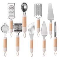 Manuel de vente directe Outils de cuisine ménagers durables Fournitures Râpe Coupe-pizza Spatule Cuillère à crème glacée Bouteille