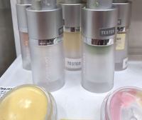 Flacon pompe cosmétique carré rechargeable sans air de luxe, rotatif, 15 ml, 30 ml, 1 oz, 50 ml, 30 ml