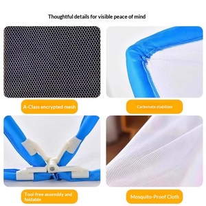 Moustiquaire pliable sans installation pour dortoir étudiant, en polyester, personnalisable pour usage domestique - Product Image 4