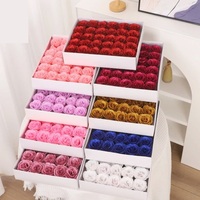 Kristallen Rozen Bloemhoofd DIY Glitter Kleurrijke Roos met Goudstof Ge conserveerde Vorstvrije Kunstmatige Roos voor Eeuwige Bloem Cadeaubox