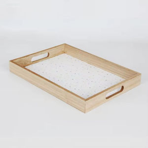 Bandeja de Servicio Elegante para Comida y Bebidas, Bandeja Decorativa para Fiestas, Hogar, Restaurante, Hotel, Superventas - Product Image 1