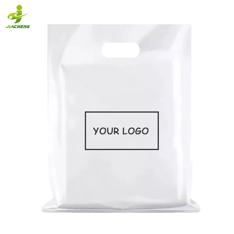 Пластиковые черные складные пакеты с печатным логотипом