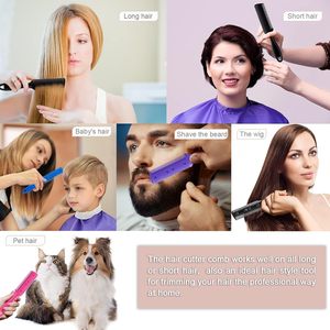 Peigne de coiffure en plastique pour barbier, lame de rasoir double tranchant personnalisée, peigne de coupe et de dégradé en gros - Product Image 5