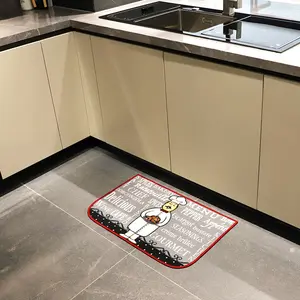 Нейлоновый кухонный коврик для сушки посуды с латексной основой