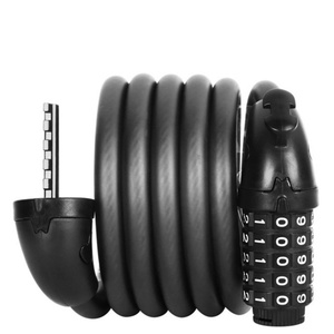Candado de Bicicleta de Alta Calidad con Cable de Acero de Seguridad, Plegable, con Combinación de 5 Dígitos, sin Llave - Product Image 2