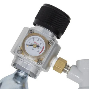 Mini-régulateur de CO2 pour fût, régulateur de CO2 portable 90 psi, mini-régulateur de CO2 pour bière 5/8 UNF - Product Image 1