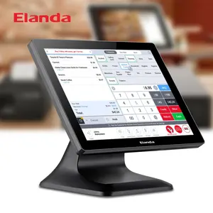 15 Inch Pos Alles In Één Dubbele Vensters Kassa Pos-Systeem