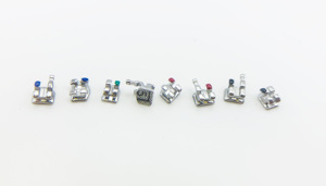 Bretelle dentarie ortodontiche staffe auto-leganti ad alta coppia 345 con ganci 0.022 MBT Q <span class=keywords><strong>Standard</strong></span> coppia elevata e bassa con fili - Product Image 4