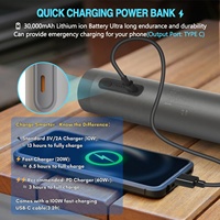 Support de batterie Starlink Mini en alliage d'aluminium, chargeur rapide 2-en-1 20V 5A à sortie réglable, indicateur d'alimentation LED, charge Type-C