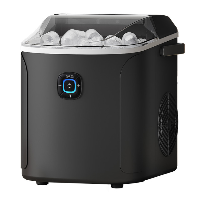 Nugget Ice Maker Self Cleaning Bullet Ice Machine Electric Plastic Countertop Portable Light Model