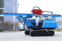 HENGWANG HWL600R Pileuse rotative à marteau lourd pour poteaux solaires avec système GPS pour le forage et le vissage de pieux