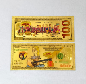 Billet de banque en feuille d'or <span class=keywords><strong>Beavis</strong></span> and Butt-Head, objet de collection, cadeau pour les fans - Product Image 2