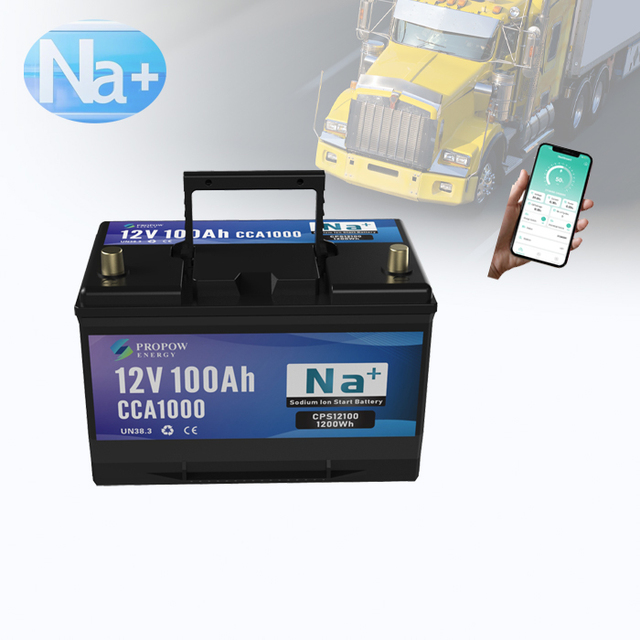 Powerful Truck Cranking Power CCA 1000 Sodium Ion Battery Pack 12V 100Ah Sodium-ion Batteries