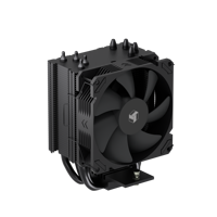 Refroidisseur d'air FEZCOOL C400 90 mm à tour unique avec 4 caloducs, ventilateur silencieux à roulement hydraulique ARGB, compatible multiplateformes
