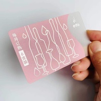 Cartes PVC transparentes de haute qualité, étanches, avec interface de communication RFID NFC 13,56 MHz pour adhésions, entreprises et hôtels