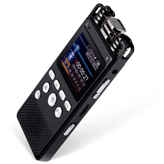 HD 3 Microphone Noise Reduction AI Smart Stereo Voice Audio Recording Device 8GB 16GB 32GB Mini Digital Voice Recorders
