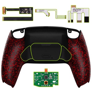 Kit de Reasignación Rubberized Red Rise 2.0 con Placa de Actualización + Carcasa Trasera Rediseñada + Botones Traseros para el Control de PS5 - Product Image 2