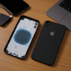 Cover Posteriore Nera di Ricambio per Apple iPhone XR - Product Image 2