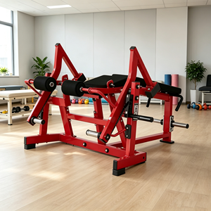 Machine à flexions latérales des jambes, équipement de salle de sport commercial, style Hammer Strength, pour l'entraînement des ischio-jambiers - Product Image 3