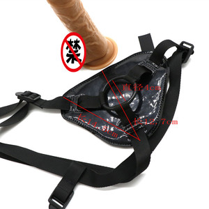 骨付きディルドレザーパンツ大人のおもちゃ用液体シリコーンウェアラブル偽ペニス同性カップルレズビアン安全セックス - Product Image 2