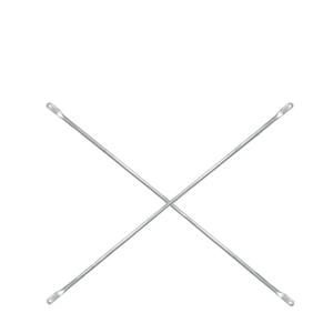 โครงเหล็กกัลวาไนซ์รูปตัว H ที่ค้ำบันไดนั่งร้านเหล็กแนวทแยง - Product Image 1