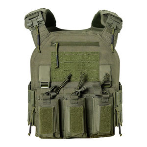 Gilet de transport de plaques en polyester léger avec système de dégagement rapide et MOLLE pour l'entraînement en plein air et la protection personnelle - Product Image 2