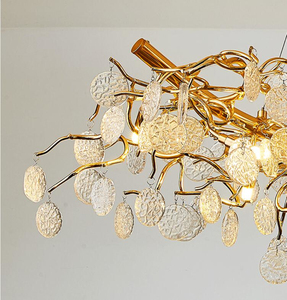 Chaîne en cristal de luxe Led lustre ménage suspension éclairage <span class=keywords><strong>italien</strong></span> branche d'<span class=keywords><strong>arbre</strong></span> lustre en cristal - Product Image 5