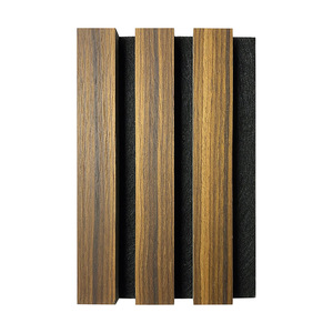 Panneau mural <span class=keywords><strong>acoustique</strong></span> en bois de chêne naturel écologique, plaque ignifuge conforme à la norme B1 pour salles de cinéma résidentielles - Product Image 1