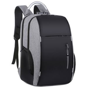 Wholesale Waterproof Oxford Custom Print logo Mochilas Business Travel Unisex Anti Theft Password Lock Usb <b>Laptop</b> <b>Backpack</b> - Product Image 2