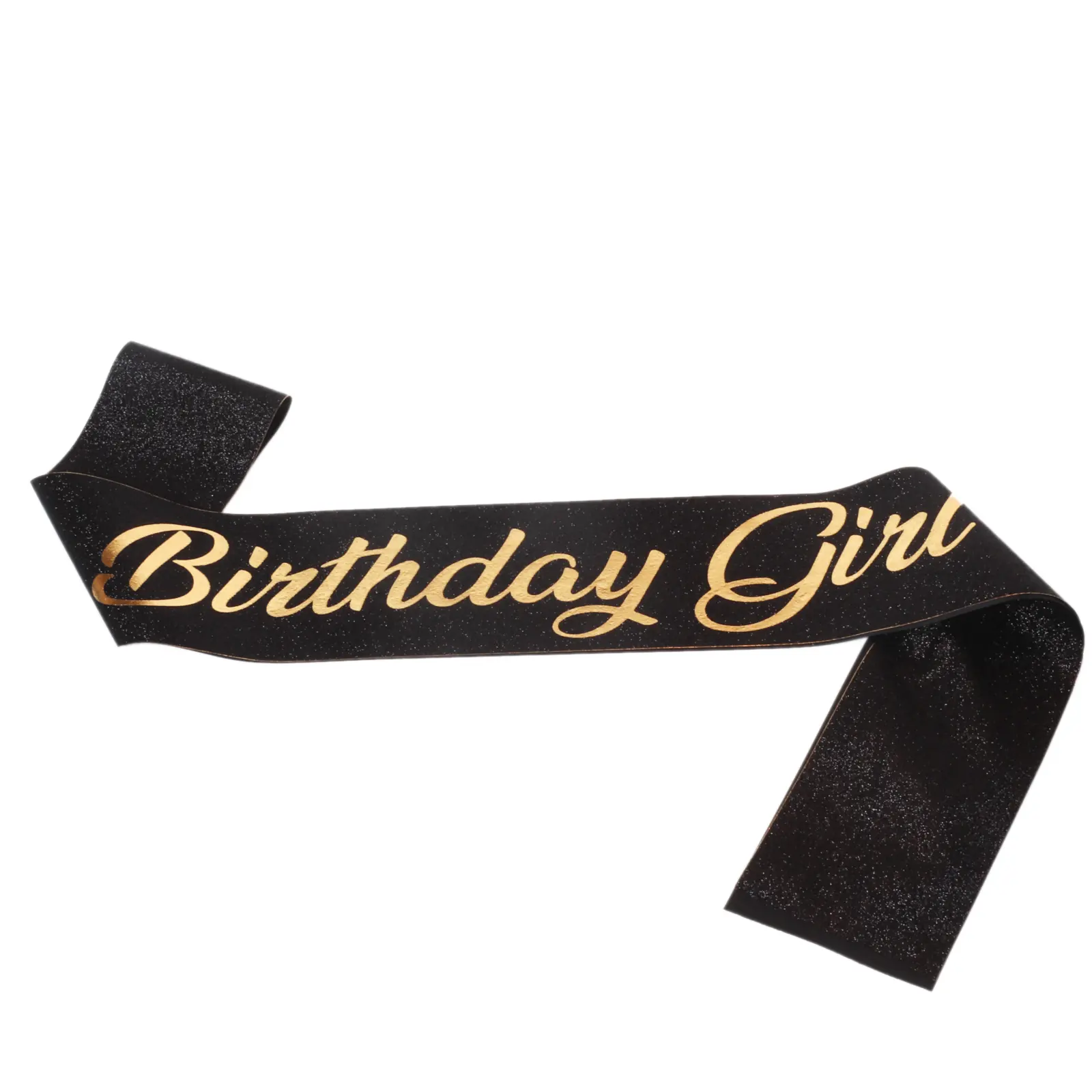 Простой черный пояс из розового золота для девочек на день рождения для вечеринки