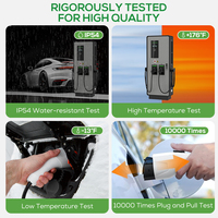 Estación de Carga de Piso para Vehículos Eléctricos Ovrod Nivel 3 DC Económica, Cargador Rápido para Vehículos Eléctricos Gbt de 80kw Dc