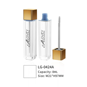 Tubes de brillant à lèvres vides avec logo personnalisé Récipient de brillant à lèvres avec boîte et logo 8ml - Product Image 6